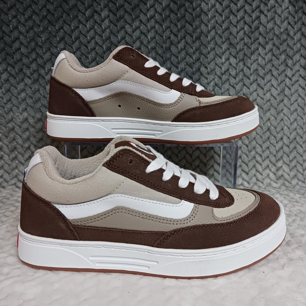 Vans Estazzo Men's Skateboarding Sports Casual Sneakers Shoes Brown White Sz 7.5